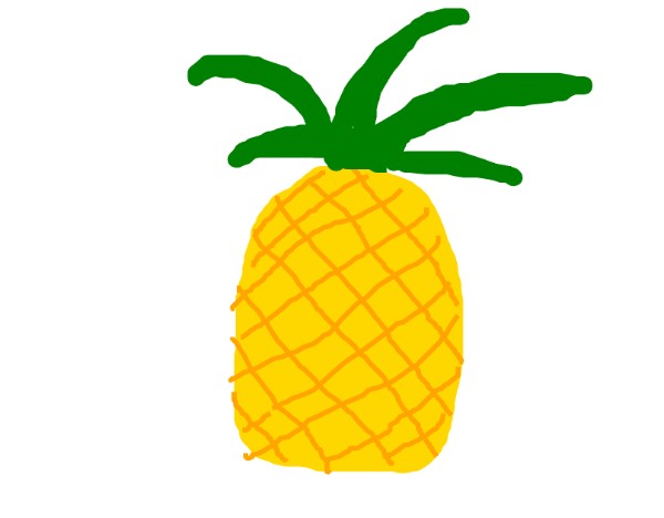 LanaBanana の パイナップル の絵