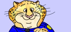 Kim の チーター の絵