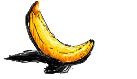 Drawing of Banana by stalin