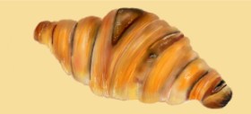 Drawing of Croissant by Kim