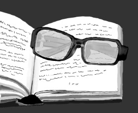 ImagineBastille の 眼鏡 の絵