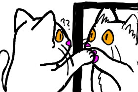 Beansnina の 鏡 の絵