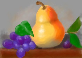 Рисунок на тему «Груша» — автор: Debidolittle