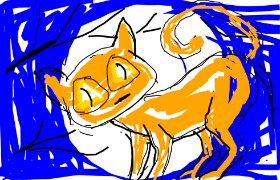 Anonymous の 猫 の絵