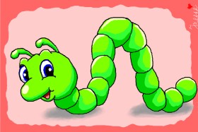 Drawing of Caterpillar by InessA