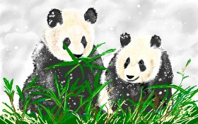 GJP の 竹 の絵
