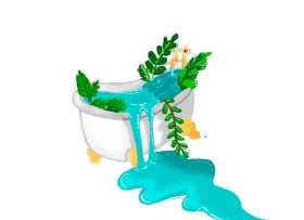 🫧Maruchan🫧 🍜 の バスタブ の絵