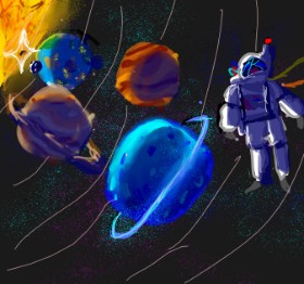 Eyes の 惑星 の絵