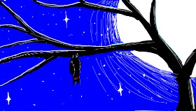 Рисунок на тему «Летучая мышь» — автор: LILAH