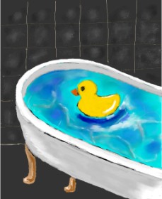Badewanne-Zeichnung von Belem