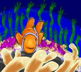 Рисунок на тему «Clownfish» — автор: 新キノコ