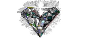 Drawing of Diamond by Bells