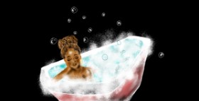 Eclat de Lune の バスタブ の絵