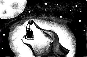 Рисунок на тему «Волк» — автор: sky