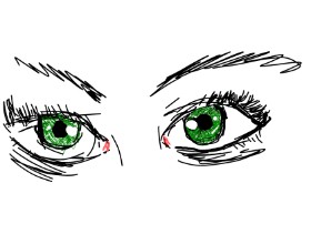 Drawing of Eyes by Pizza🍕