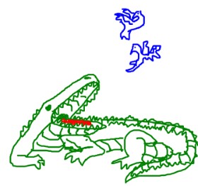 Trenchman の アリゲーター の絵