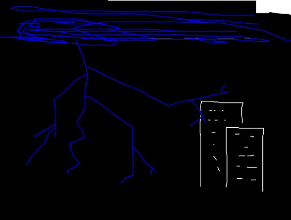 Vangelis の 稲妻 の絵