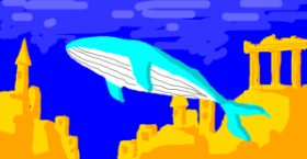 grace の クジラ の絵