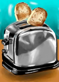 ⋆su⋆vinci彡 の トースター の絵