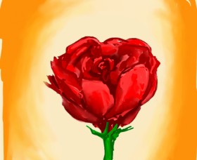Рисунок на тему «Роза» — автор: snail