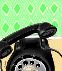 GreyhoundMama の 電話 の絵