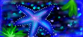 lu の ヒトデ の絵
