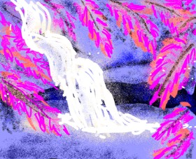 Рисунок на тему «Водопад» — автор: Cherri
