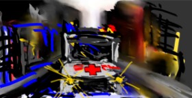 Dettale の 救急車 の絵