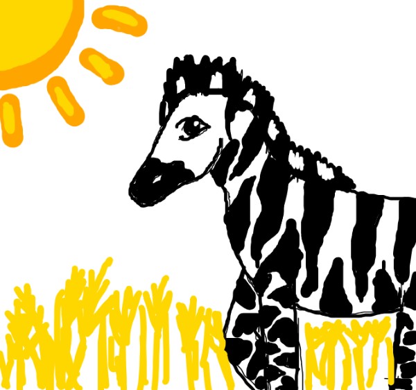 Zebra-Zeichnung von Narwhalezzz