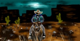 Eclat de Lune の カウボーイ の絵