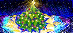 аляулюп の クリスマスツリー の絵