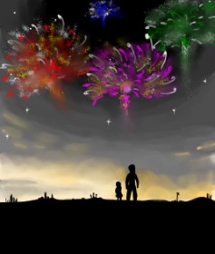 ヴィクトル の 花火 の絵