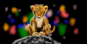 Eclat de Lune の シンバ（ライオンキング） の絵