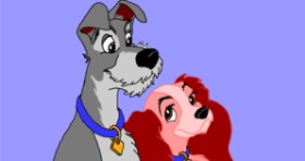 Рисунок на тему «Собака» — автор: InessA