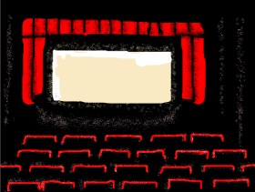 Drawing of Cinema by Anonymous
