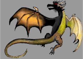 SAM AKA MARGARET 🙄 の ドラゴン の絵