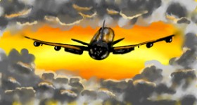 Eclat de Lune の 飛行機 の絵