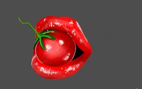 Drawing of Tomato by Grace💖