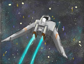 Emilen の 宇宙船 の絵