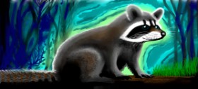 Sumafela の アライグマ の絵