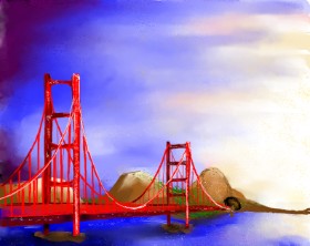 Рисунок на тему «Мост» — автор: Audrey