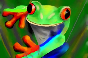 Рисунок на тему «Лягушка» — автор: Sirak Fish
