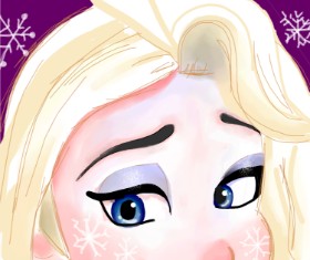 COOKIE🍪 の エルサ（ディズニー） の絵