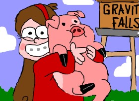 Drawing of Pig by Noobie