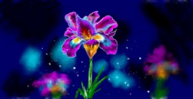 Рисунок на тему «Цветок» — автор: Eclat de Lune