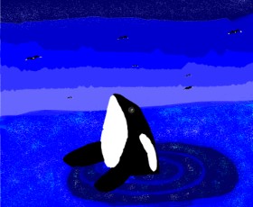 Zerous 👩‍🎤 の クジラ の絵