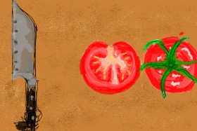 Рисунок на тему «Помидор» — автор: Nof9