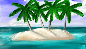 Mia の 島 の絵