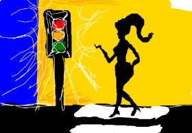 Paranoia の 信号機 の絵