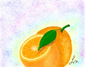Nonuvyrbiznis  の オレンジ の絵